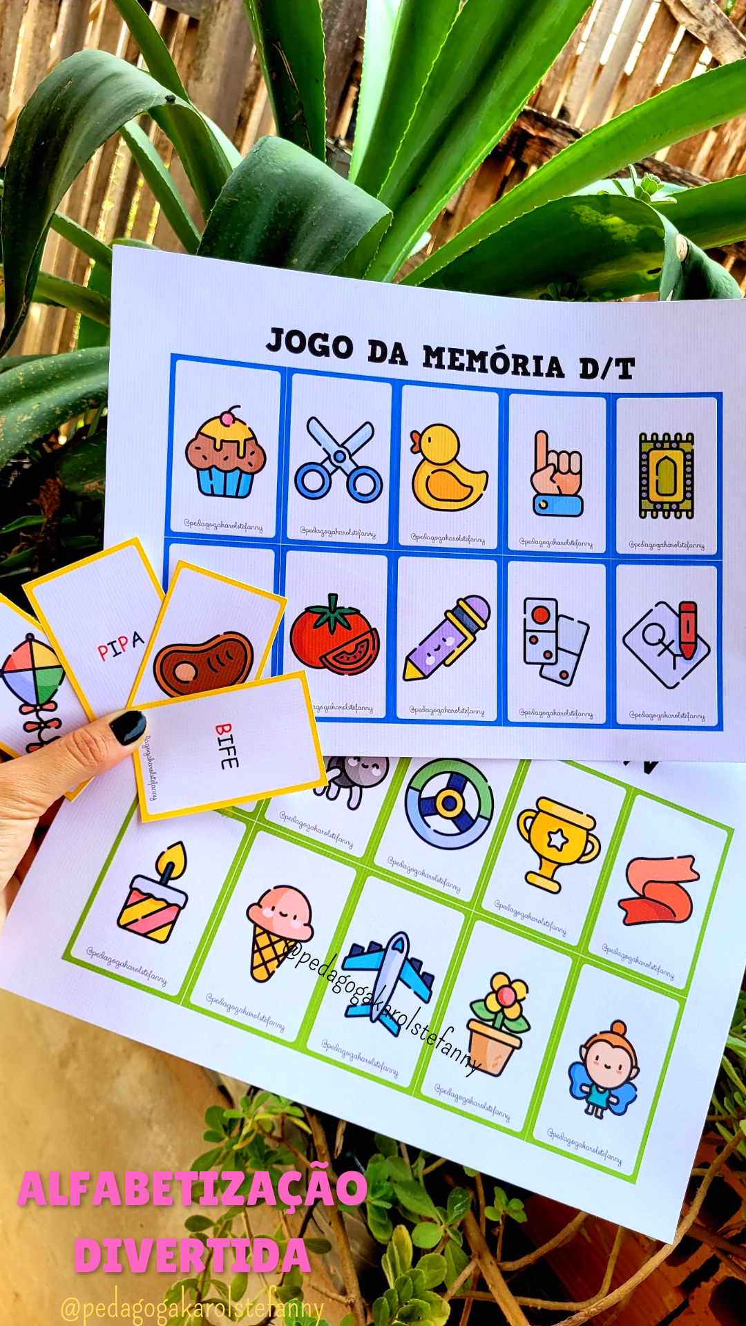 Jogo da velha: B/P, D/T, F,V, M/N. - Imagem 5