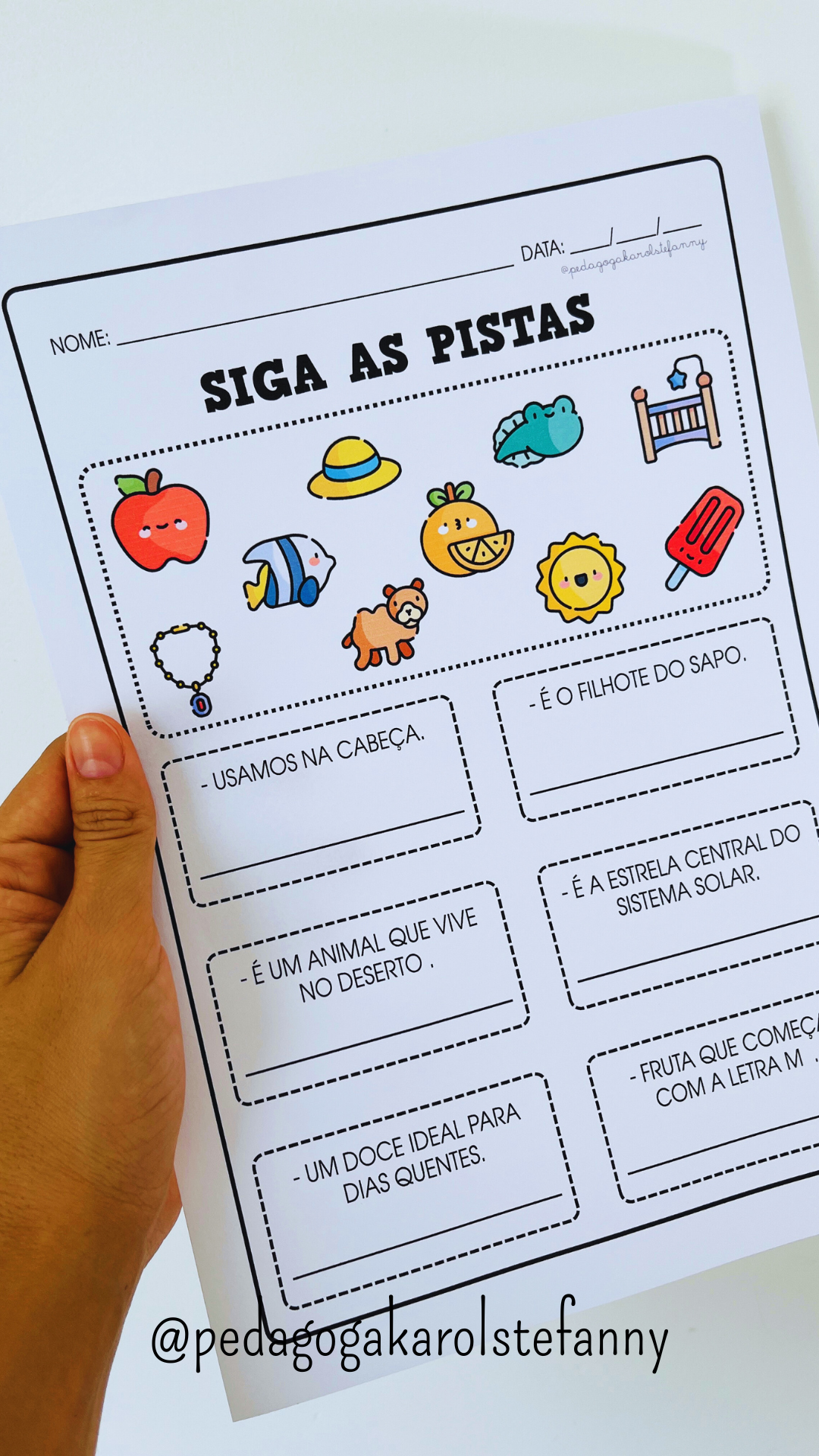 COMBO 68 - SIGA AS PISTAS - letra de forma e cursiva - Imagem 2