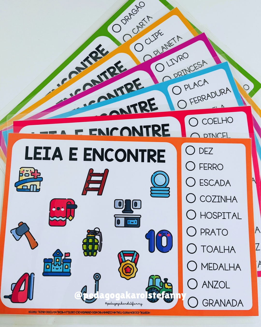 LEIA E ENCONTRE - palavras complexas.