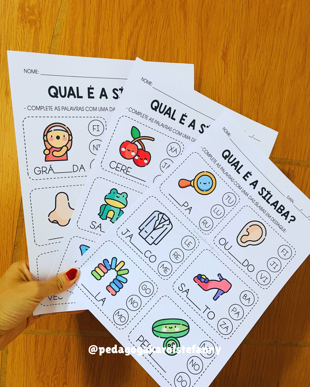 COMBO 174 - Qual é a sílaba?