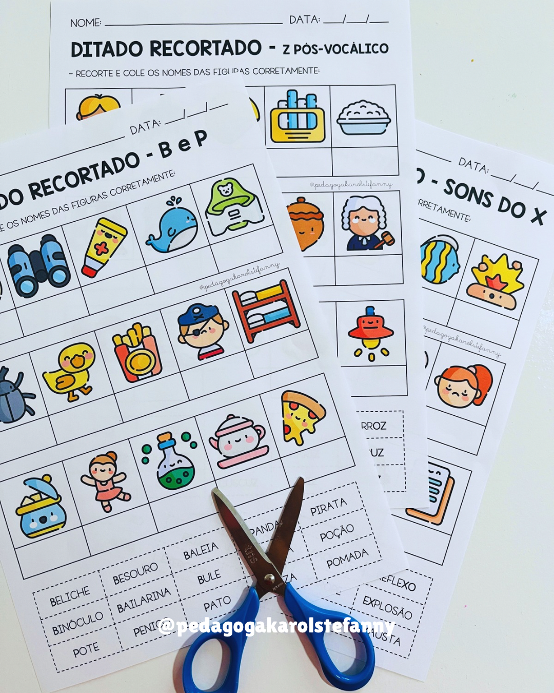 COMBO 187 – Ditado recortado 5 – dificuldades ortográficas
