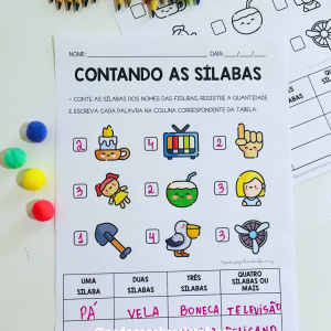 COMBO 188 - Contando as sílabas