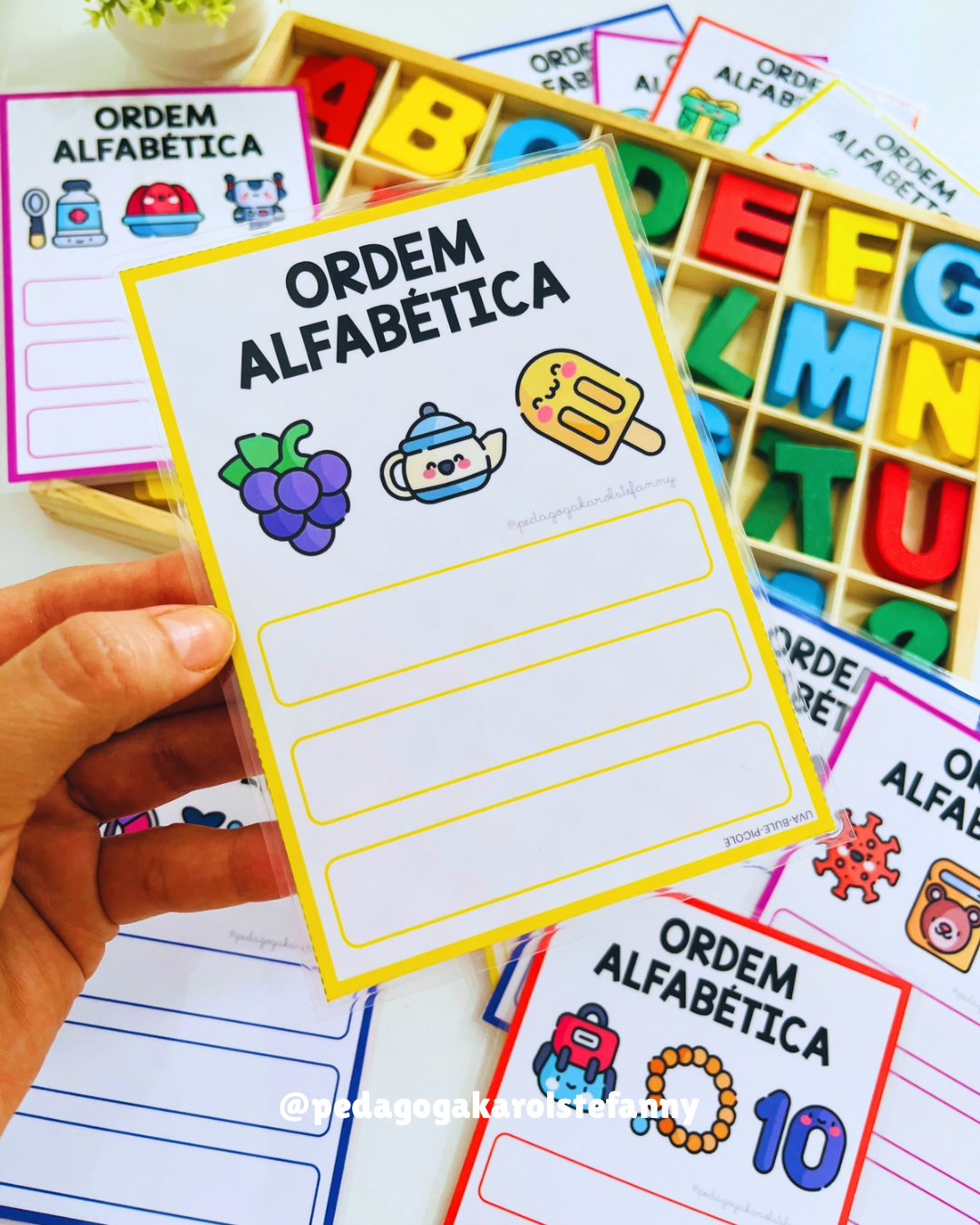32 CARDS ORDEM ALFABÉTICA - Imagem 2