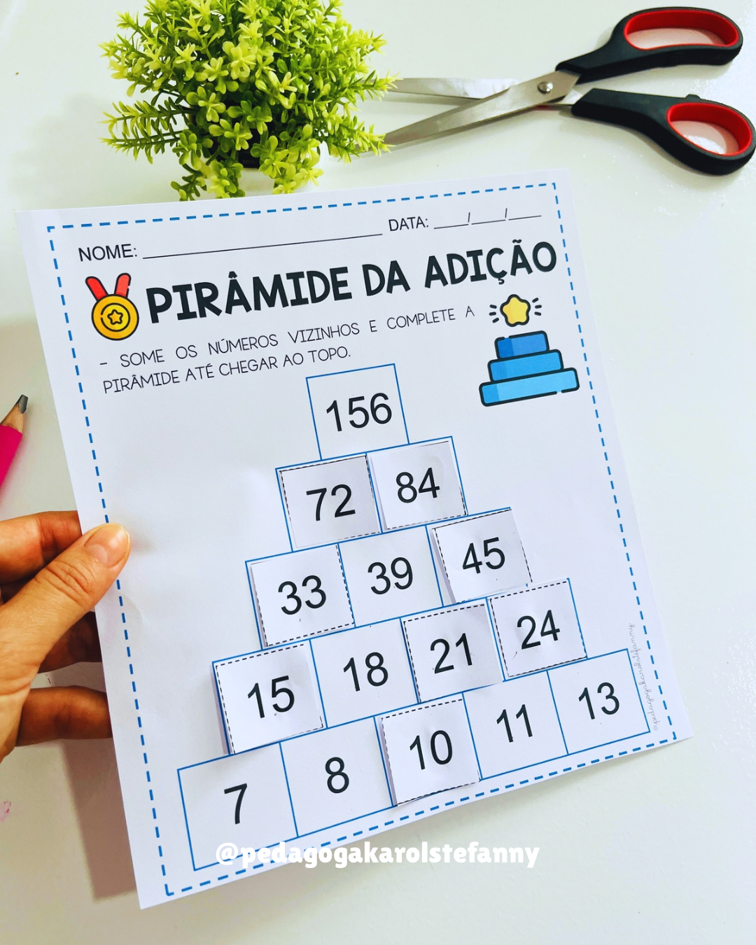 COMBO 195 - Pirâmide da adição