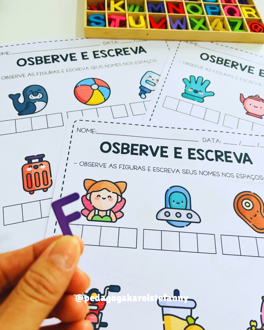 COMBO 193 - OBSERVE E ESCREVA - Imagem 2