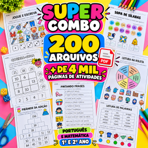 SUPER COMBO DE ATIVIDADES – do 1 ao 200