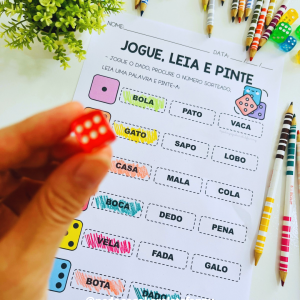 COMBO 199 - Jogue, leia e pinte