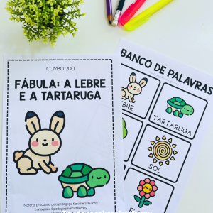 COMBO 200 - Fábula A LEBRE E A TARTARUGA