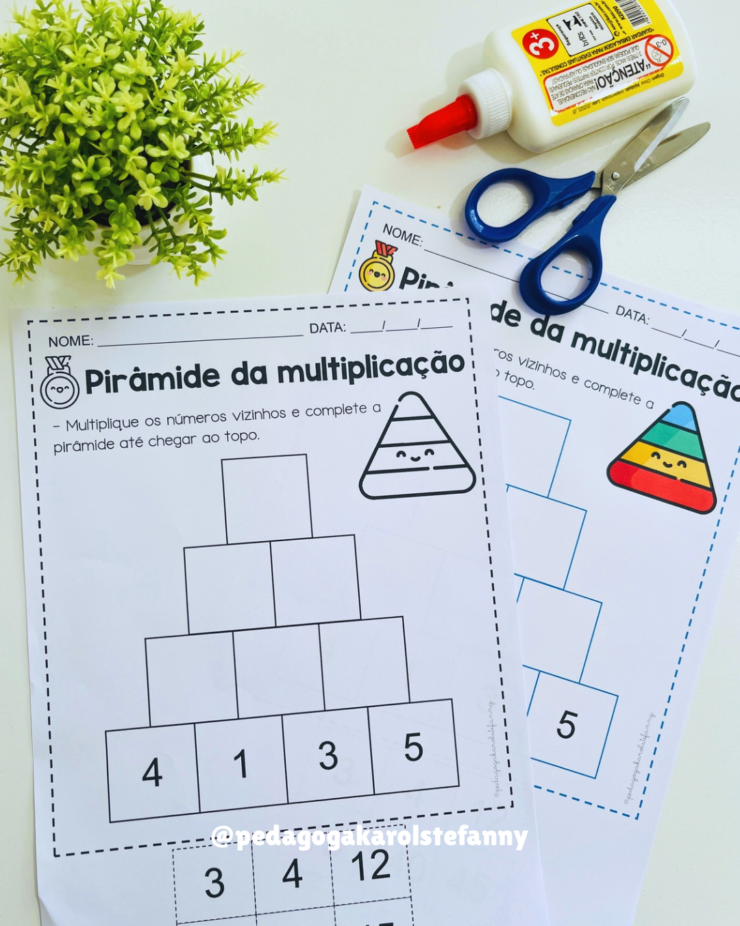 COMBO 197 - Pirâmide da multiplicação