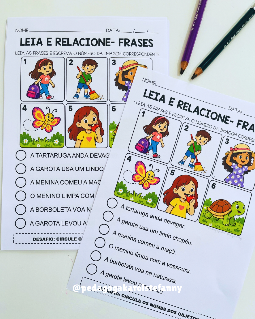 COMBO 202 - Leia e relacione FRASES - Imagem 3