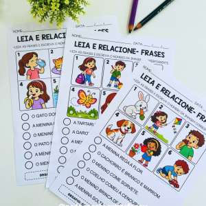 COMBO 202 - Leia e relacione FRASES